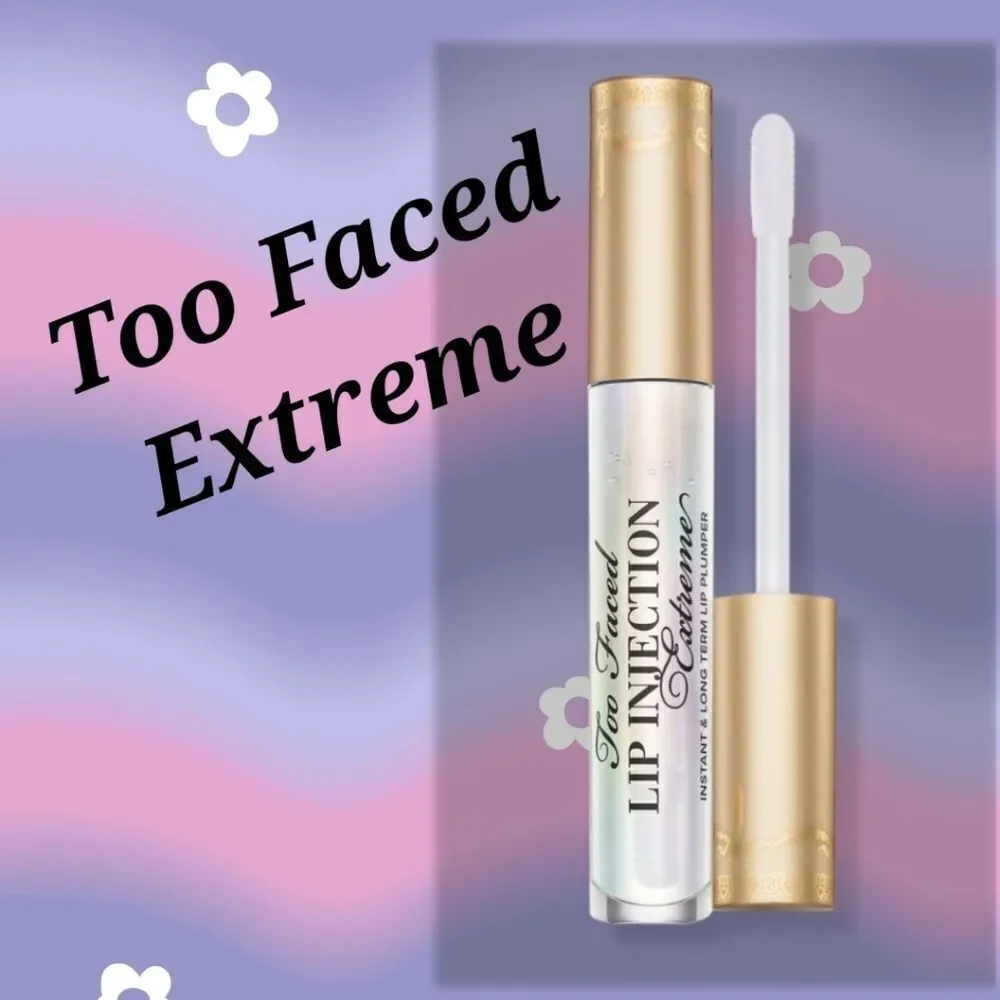 New Too Faced Lip Injection Extreme Hydrating Lip Plumper Gloss